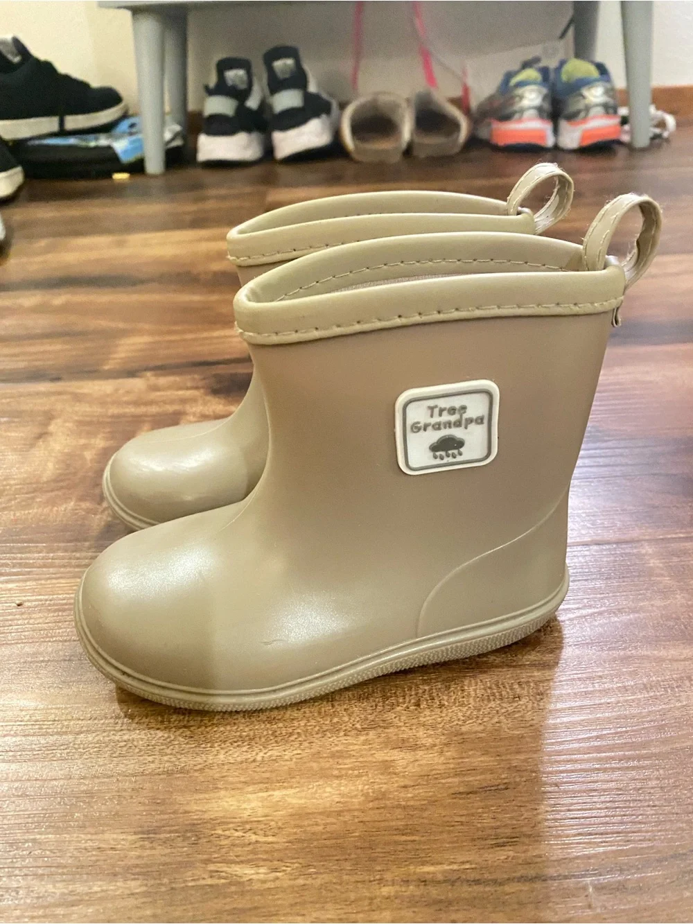 Tree Grandpa Toddler Rainboots in Carmel (Size:7) - Picture 2 of 10